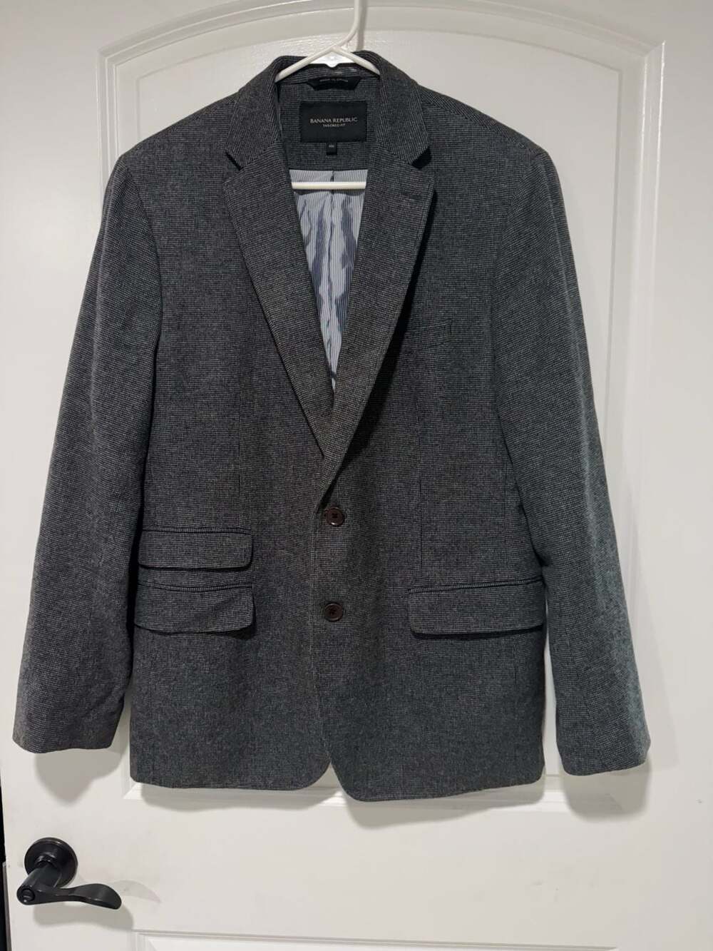 Tailored Fit Micro Check Blazer Sport Coat Old Money Preppy Men’s 40S